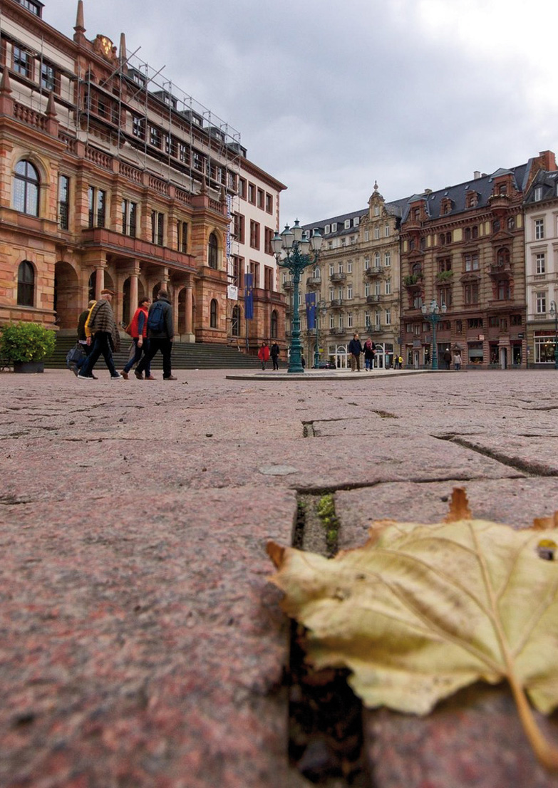 Wiesbaden Innenstadt Wiesbaden Innenstadt an der Staatskanzlei im Herbst