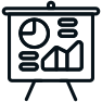 Icon für SEO, Informationsarchitektur und datenbasierte Webseitenstrategie bei 4Bullmann